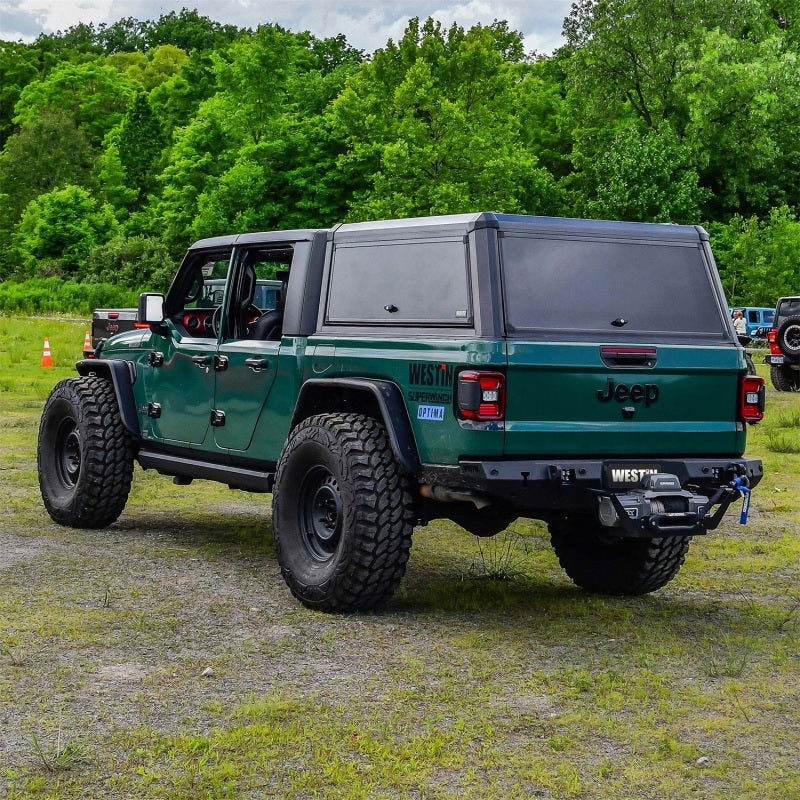 Westin EXP Truck Cap COMPLETE KIT A + BS (20-23 Jeep Gladiator) - Black