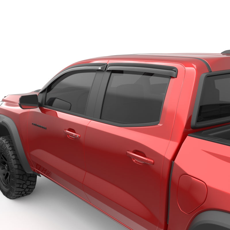 EGR 4pc Smoke Finish Tape-on Window Visors for Colorado|Canyon