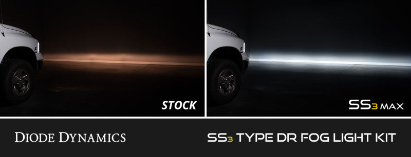 Diode Dynamics 02-08 Dodge Ram 1500/2500/3500 SS3 Fog Light Kit - Yellow Max
