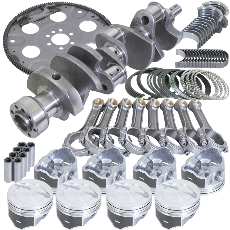 Eagle Chevy LT1350 1Pc 3.750in Crank 5.700in I-Beam 4.060in Pistons 153 Tooth FP Balanced Assembly