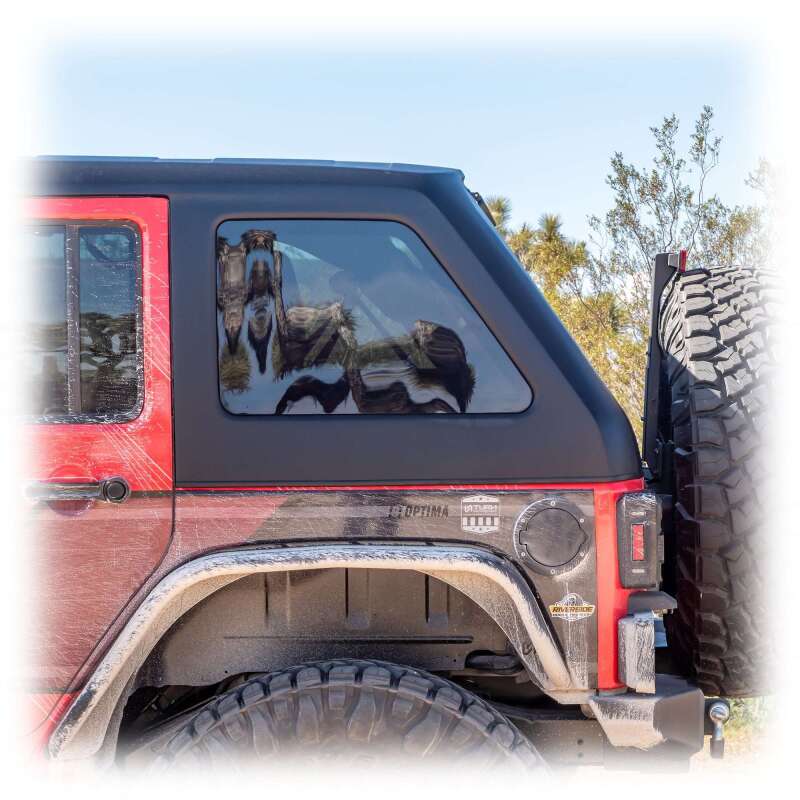 Turn Offroad 2007-2018 Jeep JK 4 Door Fastback Hardtop 2 Piece Primer (Paintable)