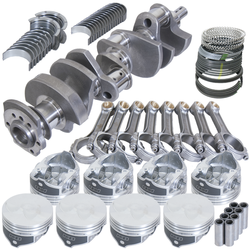 Eagle Chevy 350 3.480in Crank 6.000in I-Beam Rods -7cc Flat Top 4.060in Pistons Rotating Assembly