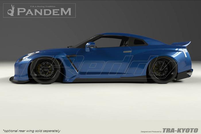 GReddy Nissan GTR R35 Version 2 Pandem X Rocket Bunny Rear Under Diffuser