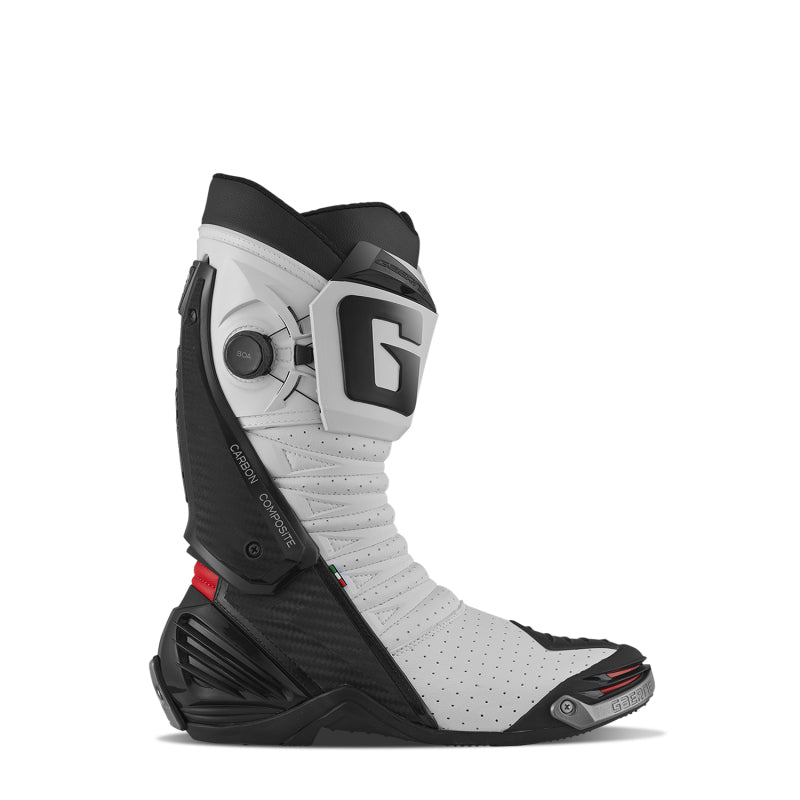 Gaerne GP1 LS Air Boot White/Red Size - 10.5
