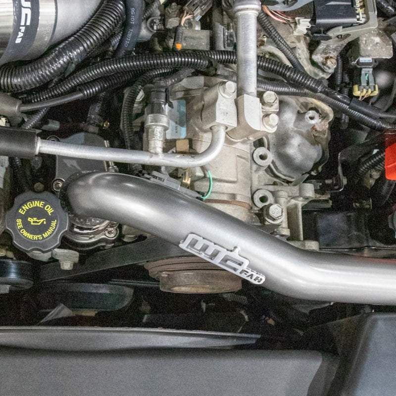 Wehrli 01-05 Chevrolet 6.6L LB7/LLY Duramax Thermostat Housing & Upper Coolant Pipe Kit - WCFab Grey