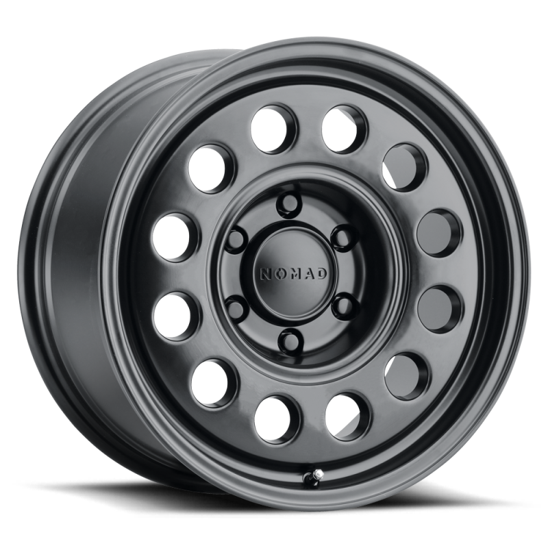 Nomad N501SB Convoy 18x8in / 5X120 BP / 44mm Offset / 73.1mm Bore - Satin Black