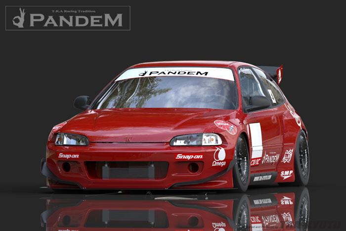 GReddy 92-95 Honda Civic EG Hatchback Pandem Rocket Bunny Side Skirts