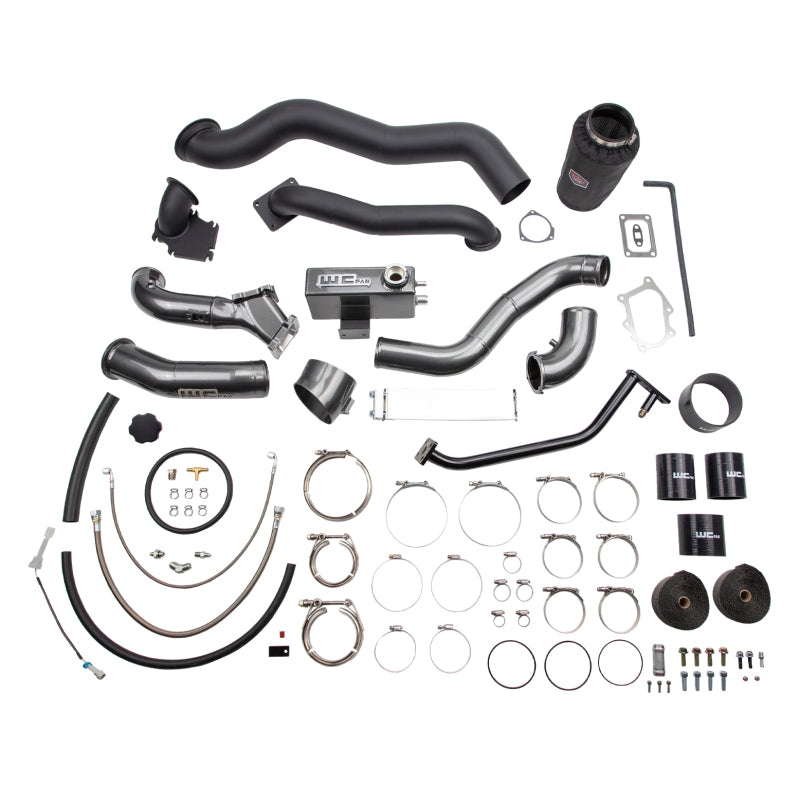 Wehrli 01-04 Duramax LB7 Twin Turbo Kit S400/Stock - Gun Metal