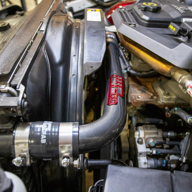 Wehrli 10-18 Dodge 6.7L Cummins (Non 13-15 w/Dual Rads/Twin CP3) Upper Coolant Pipe - Flat Black