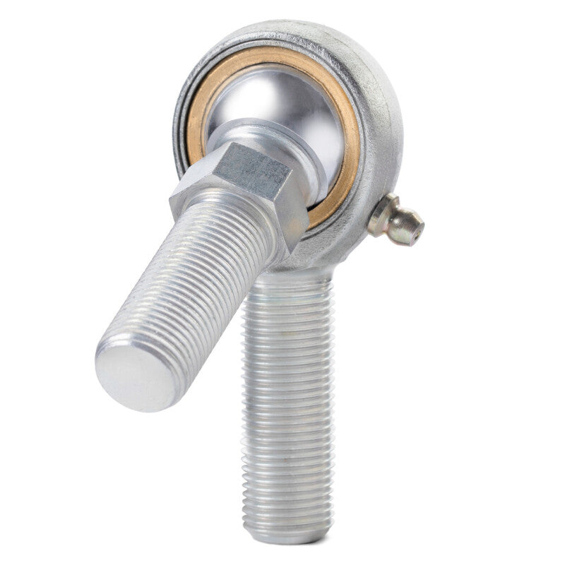 QA1 V Series 3-Pc Rod End - Male/Right Hand - 10mm Bore x M10x1.5 w/Stud & Zerk - Carbon Steel