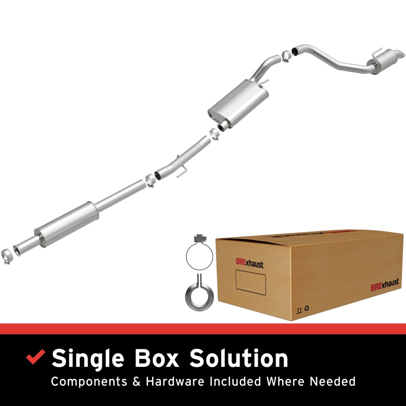 BRExhaust 20-21 Jeep Gladiator 3.6L Direct-Fit Replacement Exhaust Kit