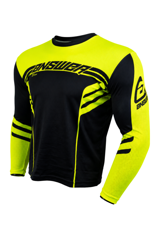 Answer 25 Arkon Nitrus Jersey Black/Hyper Acid Youth - XL