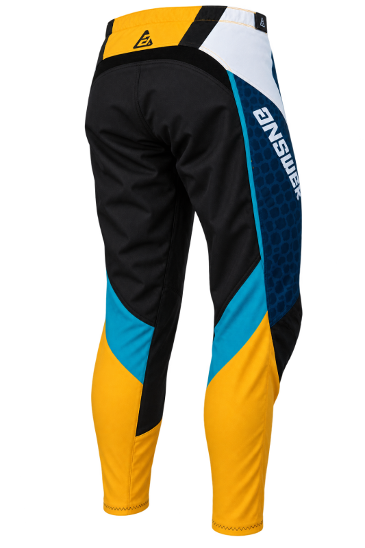 Answer Syncron Raceday Pants Yellow/Navy/Cyan/White Size - 38