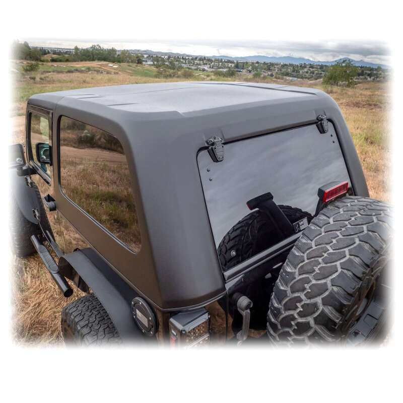 Turn Offroad 2007-2018 Jeep JK 2 Door Fastback Hardtop 2 Piece Primer (Paintable)