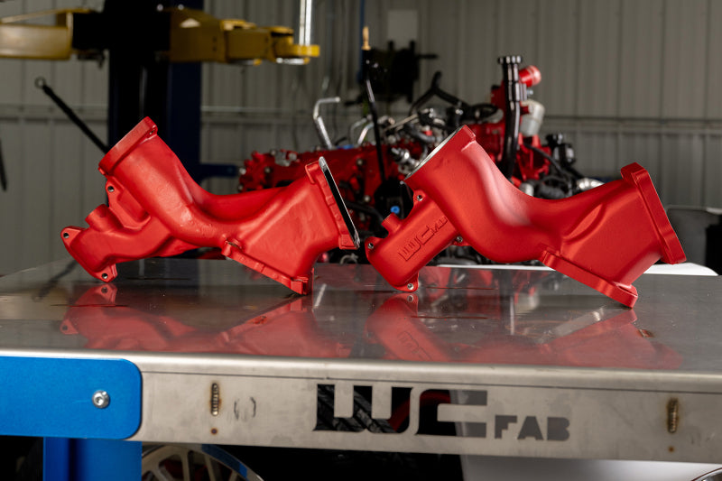 Wehrli 11-16 Chevrolet 6.6L LML Duramax High Flow Y-Bridge Kit - Chevy Orange