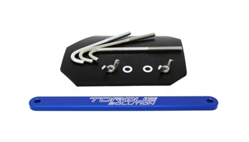 Torque Solution 02-07 Subaru WRX / 04-07 STi Small Battery Tie Down - Blue