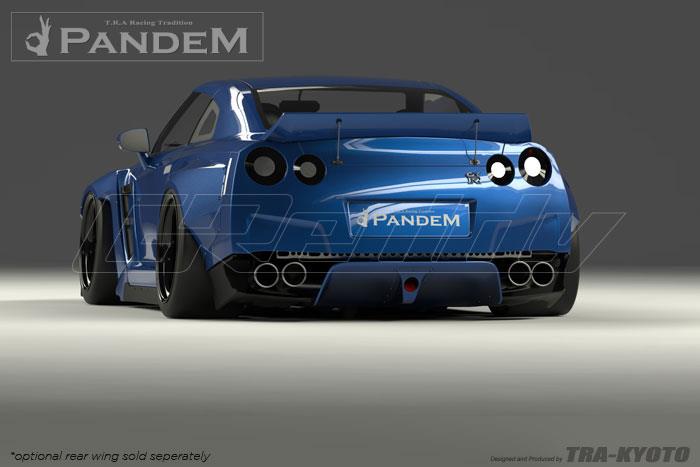GReddy Nissan GTR R35 Version 2 Pandem X Rocket Bunny Rear Under Diffuser