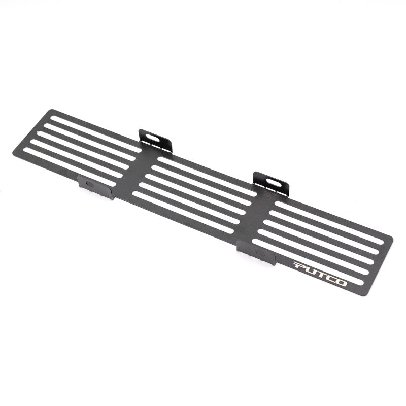 Putco 23-24 Ford F250/F350 Super Duty Bar Design Bumper Grille Inserts - Black Powdercoated