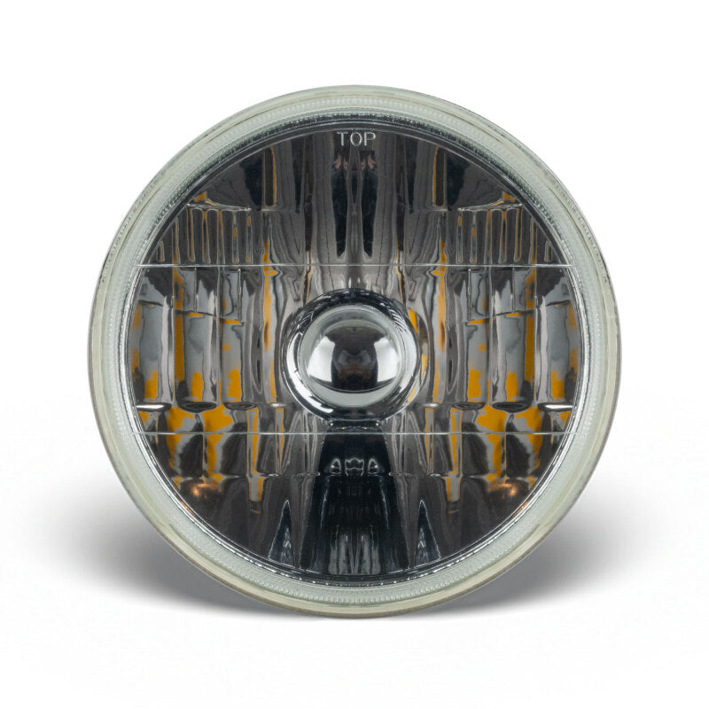 Oracle 7in Sealed Beam Glass Lens Headlight Non-Halo-Compatible with H4 LED Bulbs