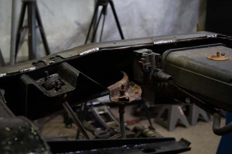 Rustbuster Over Axle Frame Section Left Side
