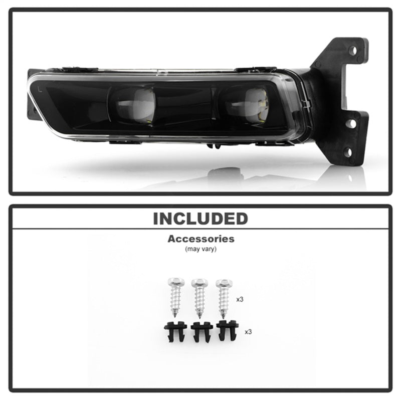 Spyder 17-21 Jeep Grand Cherokee SRT OEM LED Fog Lights - Left (FL-JGC17-LED-L)