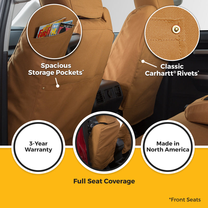 Covercraft 26-Toyota RAV4 Hybrid Carhartt SeatSaver Custom Seat Cover - Brown