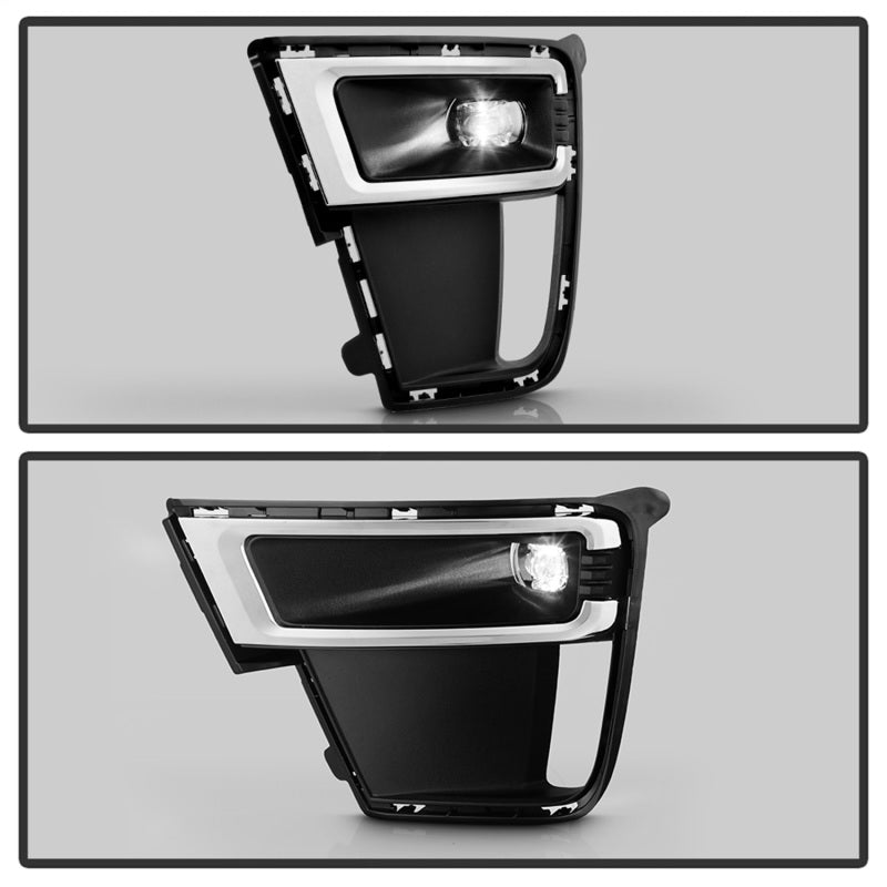 Spyder 22-24 Ford Expedition OEM LED Fog Lights w/ Switch - Clear (FL-FE2022-LED-C)