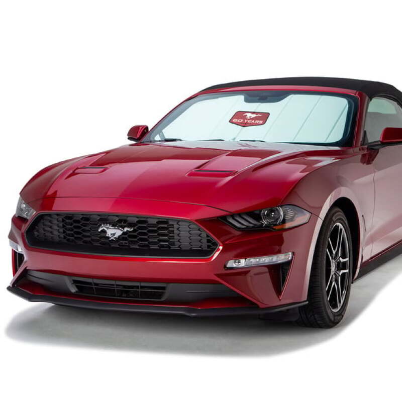 Covercraft 13-14 Ford Mustang Coupe/Convertible UVS100 Premier Series Sunscreen w Mustang 60 Yr Logo
