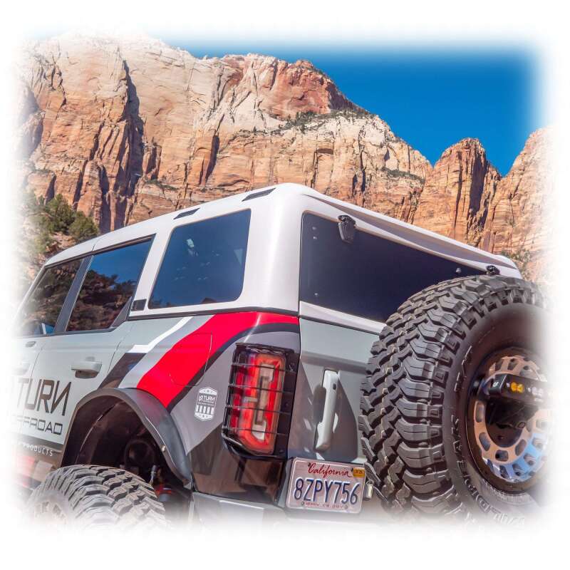 Turn Offroad 21-26 Ford Bronco Hard Top (4 Door) White/Black Foam Headliner/Wiper & Defrost