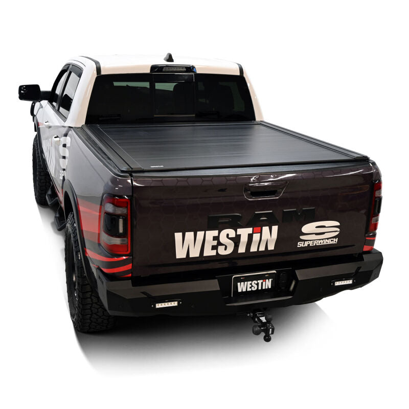 Westin 19-26 RAM 1500 New Body 5ft 7in. (67in) Bed Electric Retractable Tonneau Cover - Black