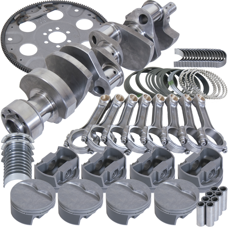 Eagle Chevy LT1350 1Pc 3.750in Crank 6.000in I-Beam Rod 4.040in Pistons 153 Tth FP Balanced Assembly