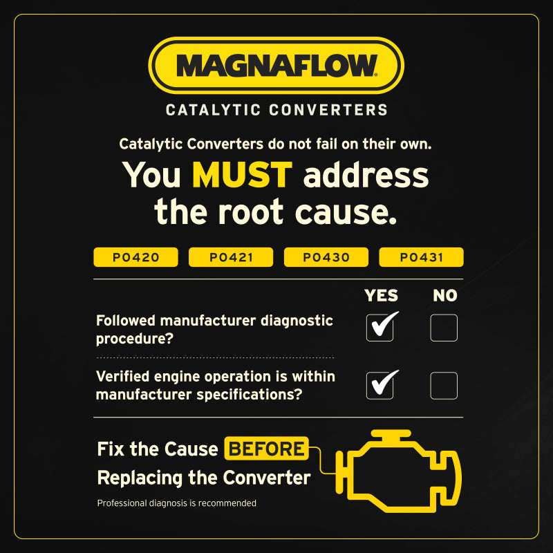 MagnaFlow 10-12 Mitsubishi Galant 2.4L California Grade CARB Compliant DF Catalytic Converter