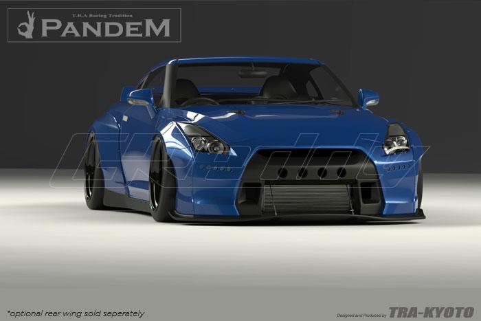 GReddy Nissan GTR R35 Version 2 Pandem X Rocket Bunny Rear Under Diffuser