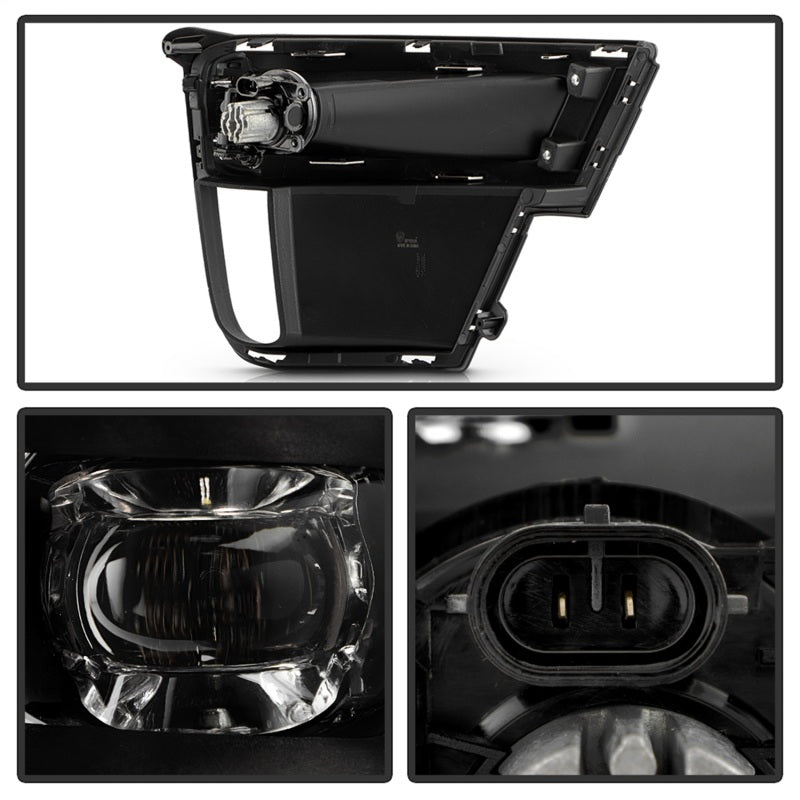 Spyder 22-24 Ford Expedition OEM LED Fog Lights w/ Switch - Clear (FL-FE2022-LED-C)