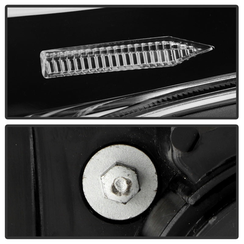 Spyder 15-20 GMC Yukon Halogen Model Only Projector Headlights - Black (PRO-YD-GY15HALSI-SBSEQ-BK)