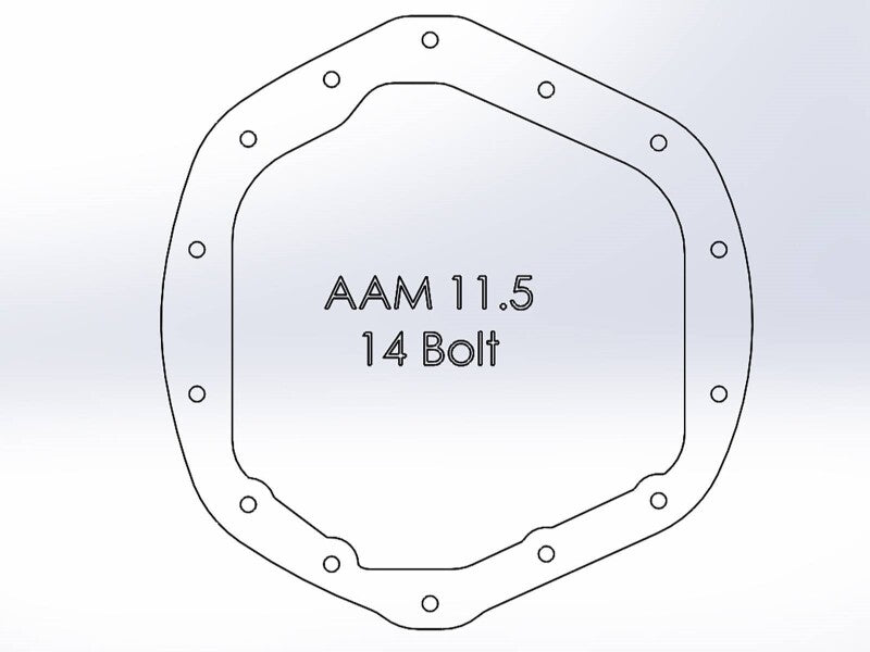 aFe Power Front/Rear Diff Cover Kit w/ Oil 03-13 Dodge L6 Trucks (AAM 9.25-14 & AAM 11.5-14)