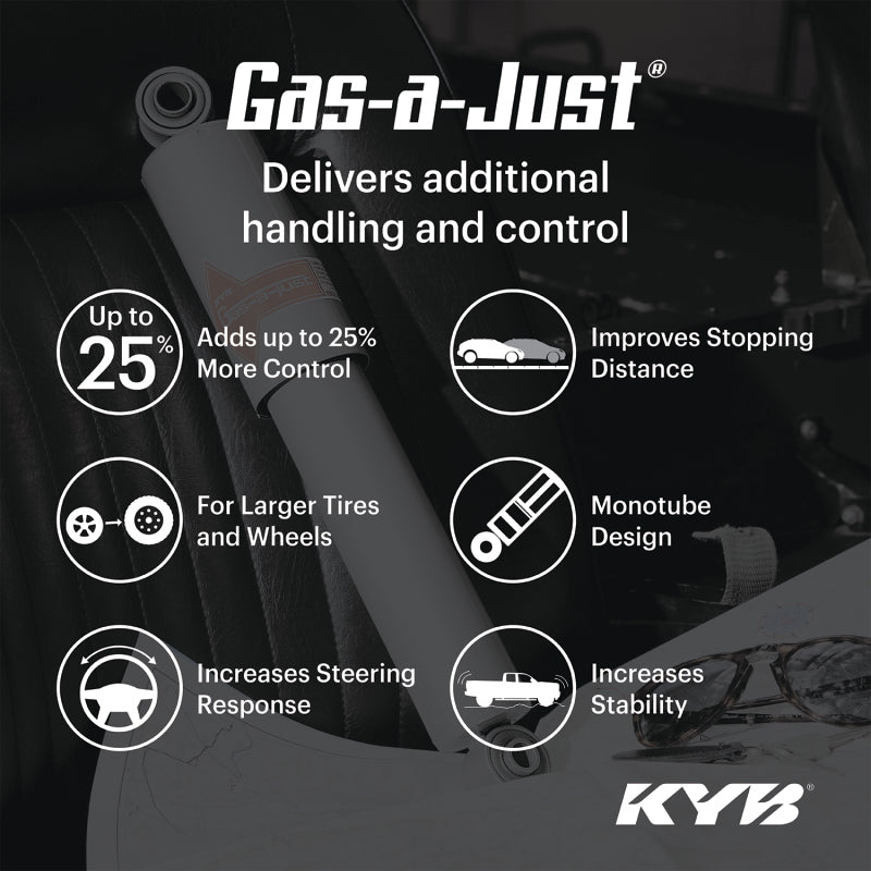 KYB 17-20 Ford F-250 4WD / 17-22 F-350 4WD (Exc. Cab & Chassis) Gas-a-Just Gas Shock - Rear