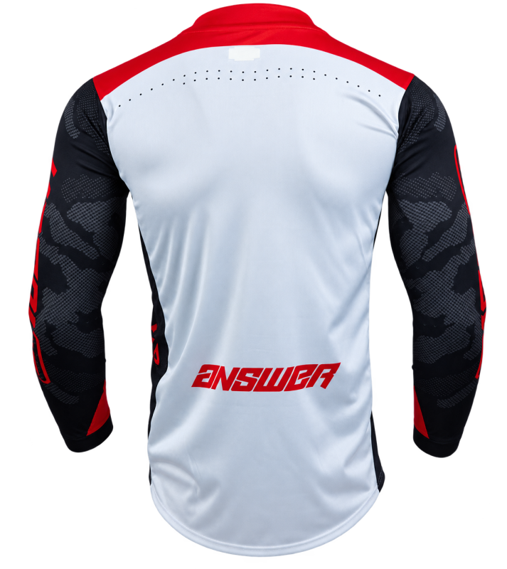 Answer LE Elite Camo Jersey Red/White/Black - 2XL