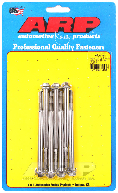 ARP Merlin block, Brodix head BB hex valve cover bolt kit