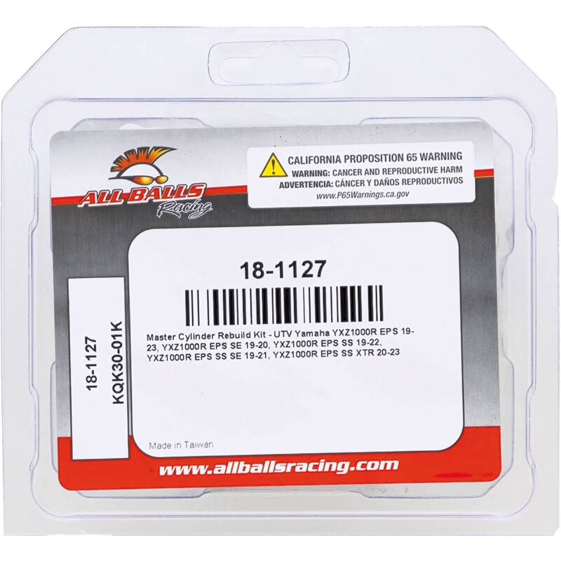 All Balls Racing Master Cylinder Rebuild Kit