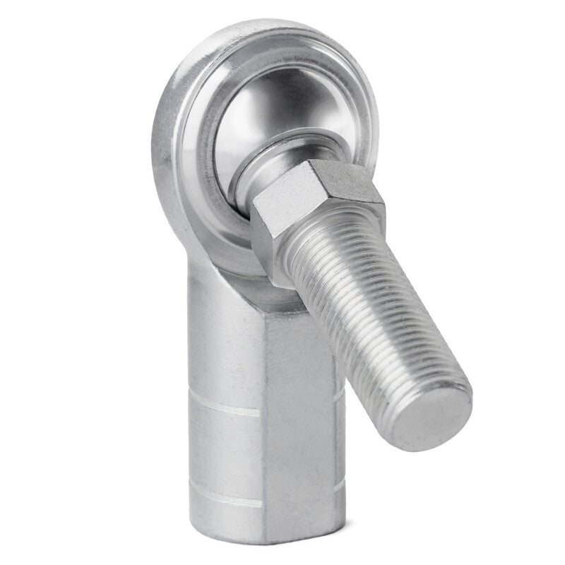 QA1 C Series 2-Pc Rod End - Female/Left Hand - 6mm Bore x M6x1.0 w/Stud - Carbon Steel
