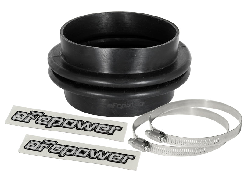 afe Magnum FORCE Intake Coupling Kit (3 IN ID x 90 Deg.) Elbow Coupler - Black