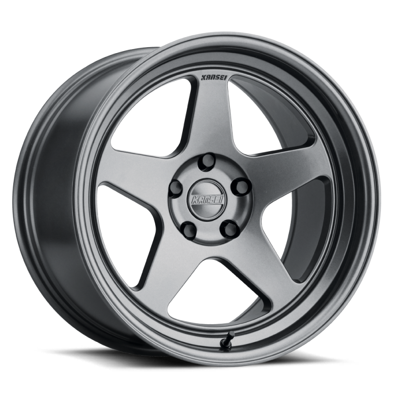 Kansei K12G Knp 17x9in / 5x114.3 BP / 22mm Offset / 73.1mm Bore - Gunmetal Wheel