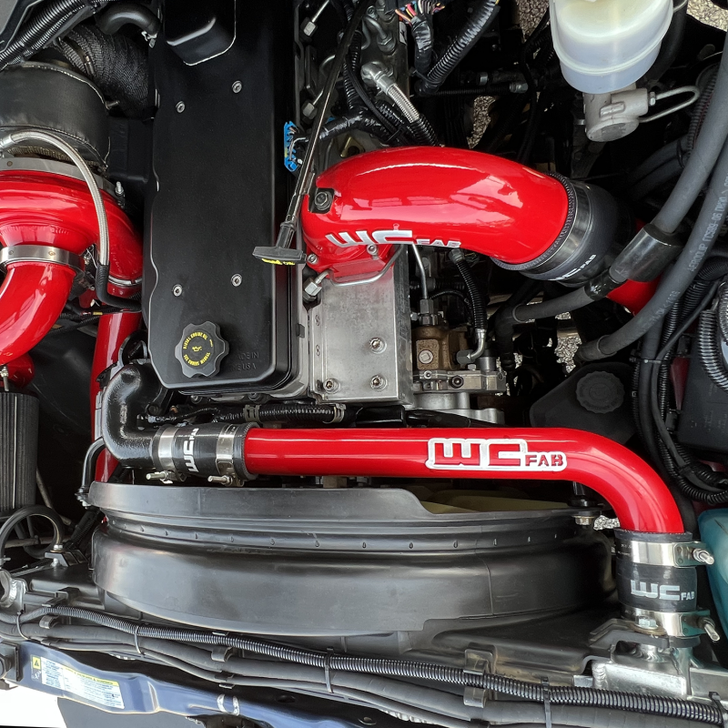 Wehrli 03-09 Dodge 5.9L/6.7L Cummins (Non-Twin CP3) Upper Coolant Pipe - Semi-Gloss Black