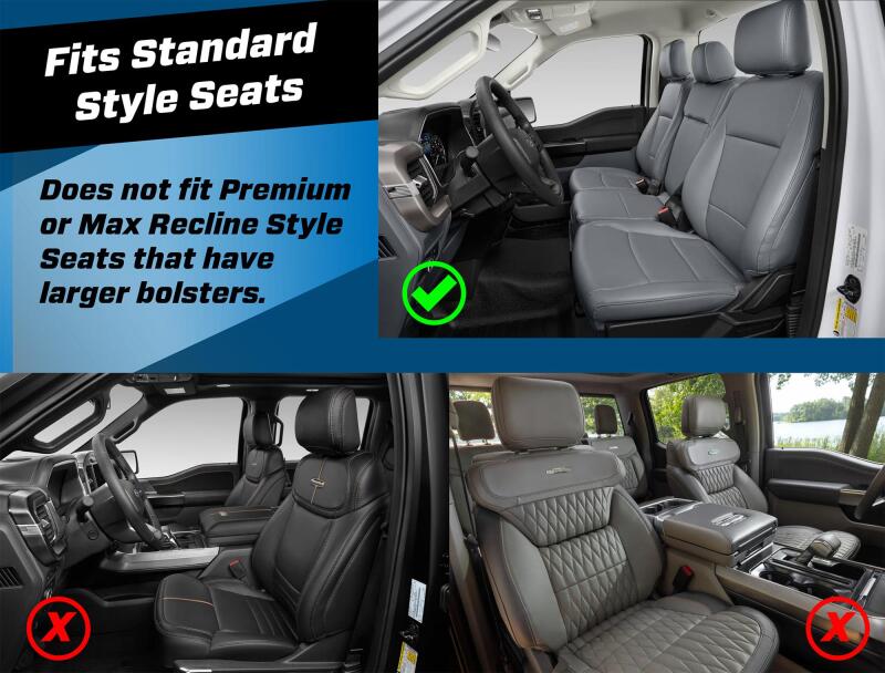 PRP 2021+ Ford 150/ 2023+ SuperDuty Front Seat Covers (Pair) - Custom