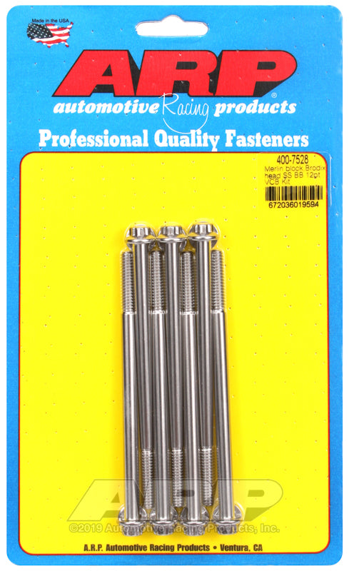 ARP Merlin block, Brodix head BB 12pt valve cover bolt kit