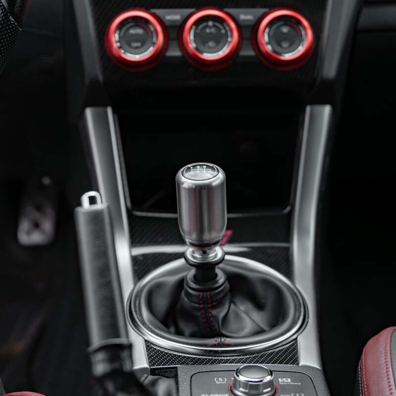 GrimmSpeed Swap-Top Weighted Piston Shift Knob - Stainless Steel