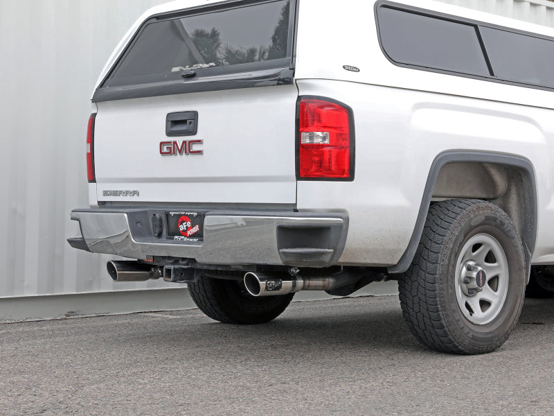 aFe Apollo GT Series Cat-Back Exhaust GM Trucks 09-18 V6-4.3L/V8-4.8/5.3L-Dual Rear Exit Polish Tips