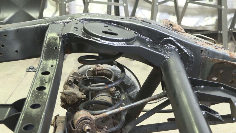 Rust Buster FJ Cruiser & 4Runner Rear Upper Coil Spring Bucket & Shock Mount - Left