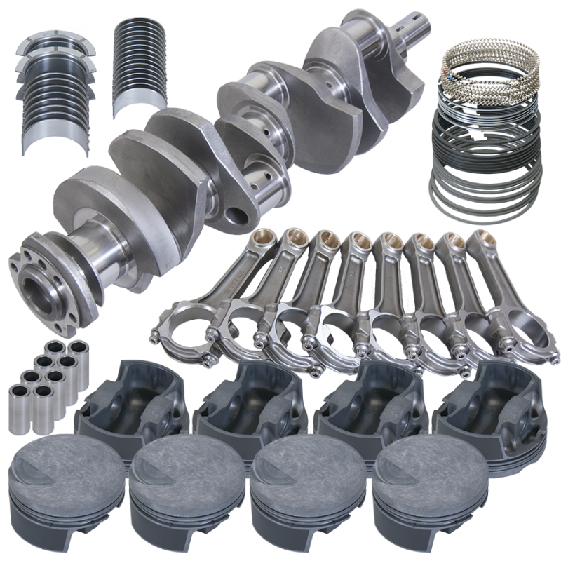 Eagle Chevy 454 1Pc 4.250in Crank 6.385in I-Beam Rod -3cc Flat Top 4.320in Pistons Rotating Assembly